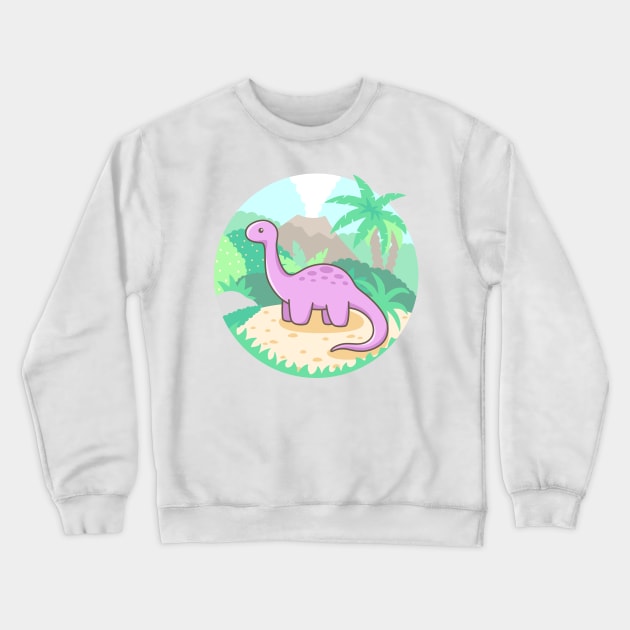 Baby Dino Crewneck Sweatshirt by sombrasblancas